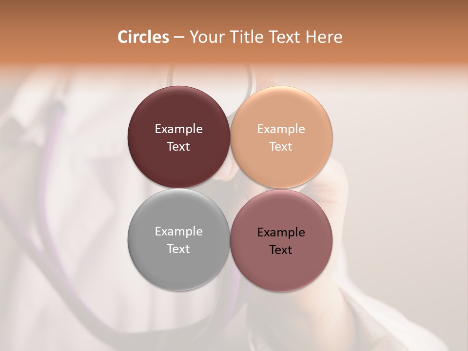 Medicine Using Hand PowerPoint Template