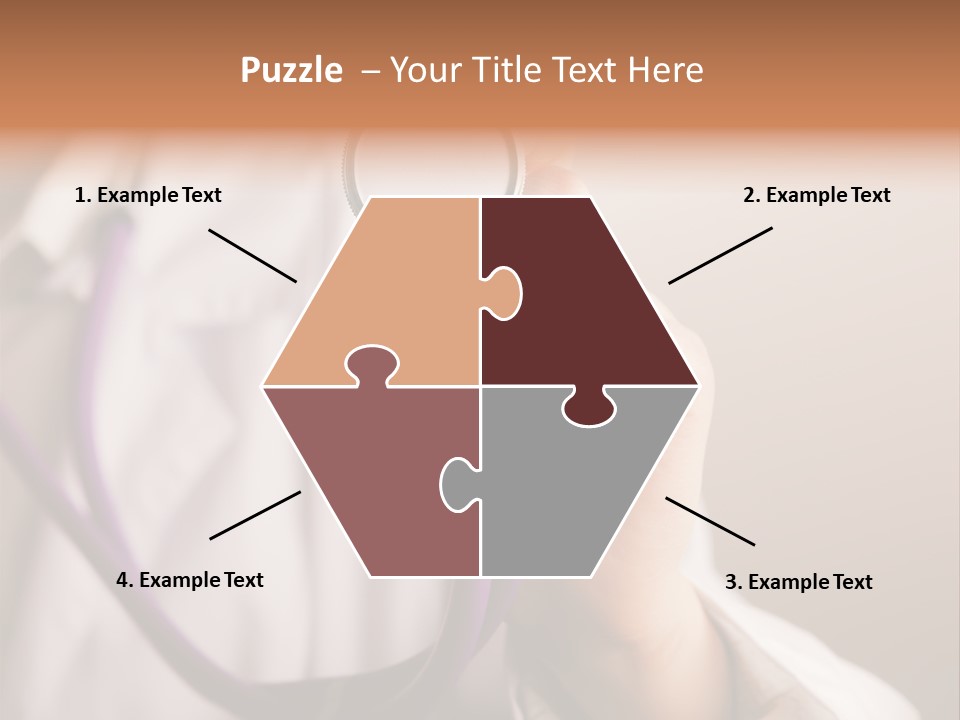 Medicine Using Hand PowerPoint Template