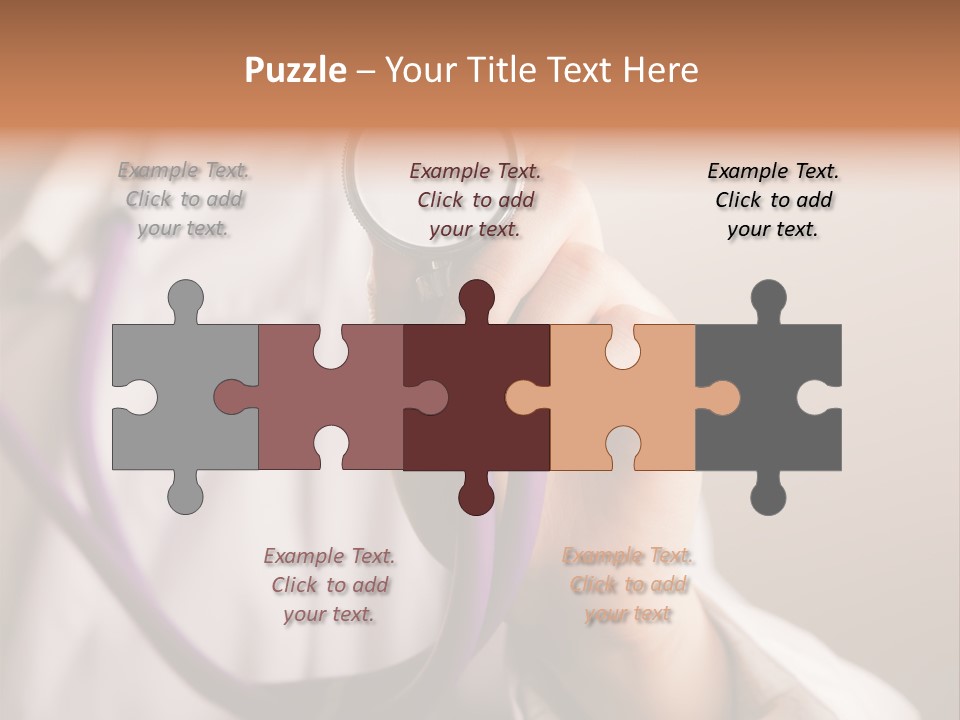 Medicine Using Hand PowerPoint Template