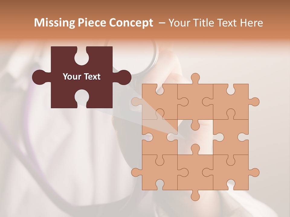 Medicine Using Hand PowerPoint Template