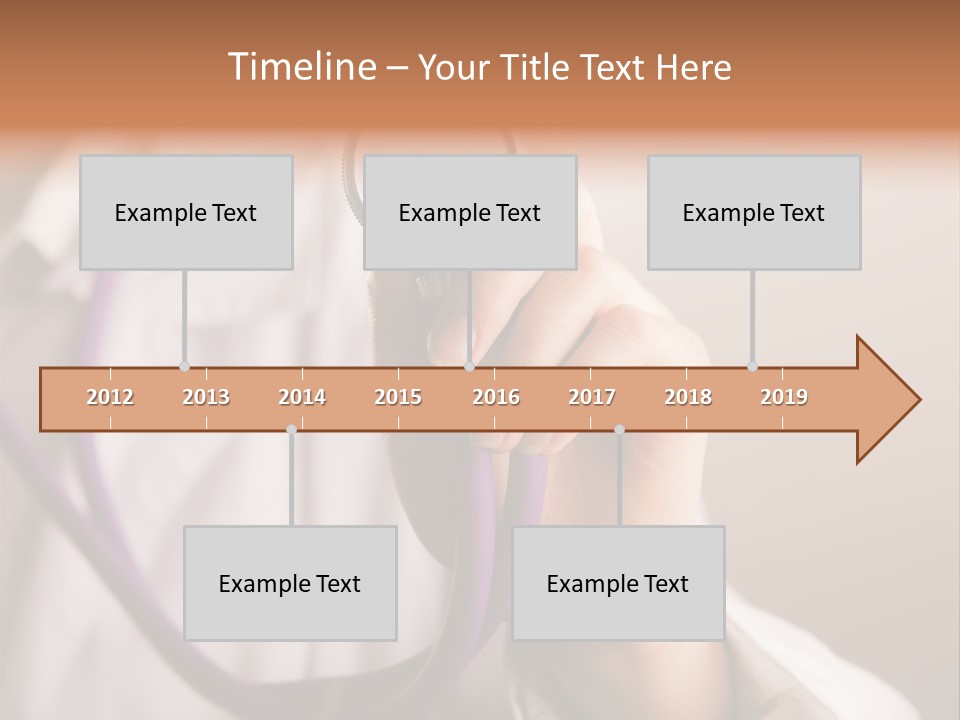 Medicine Using Hand PowerPoint Template