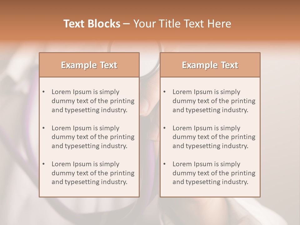 Medicine Using Hand PowerPoint Template
