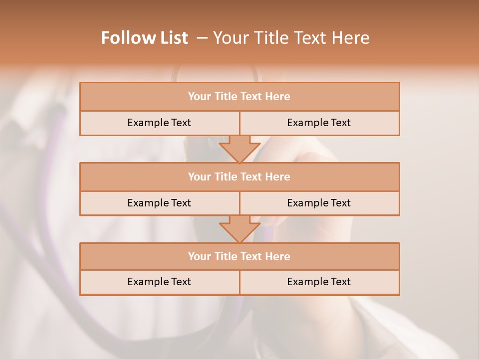 Medicine Using Hand PowerPoint Template
