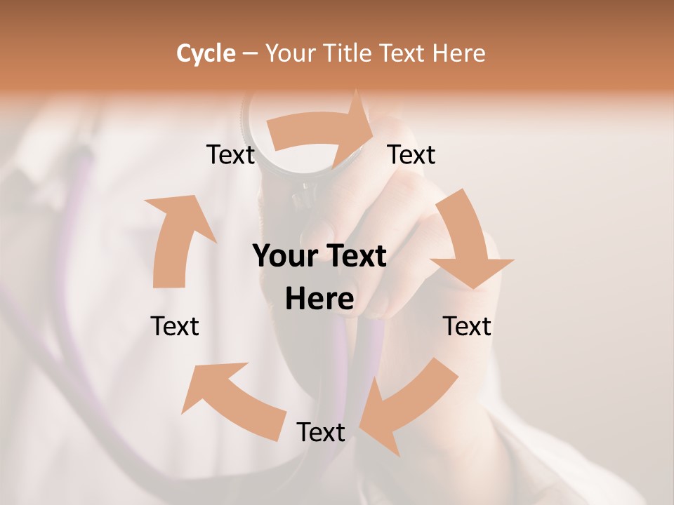 Medicine Using Hand PowerPoint Template