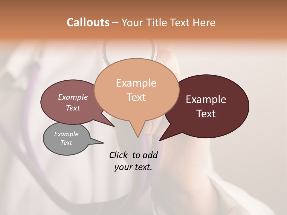 Medicine Using Hand PowerPoint Template