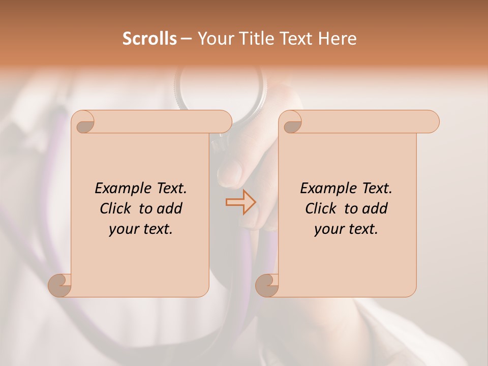 Medicine Using Hand PowerPoint Template