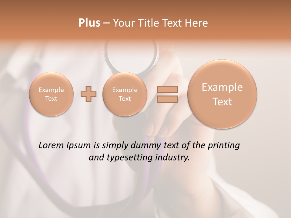 Medicine Using Hand PowerPoint Template