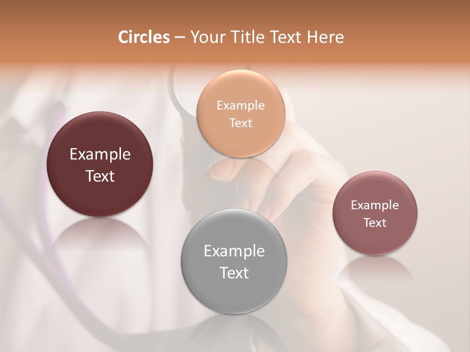 Medicine Using Hand PowerPoint Template