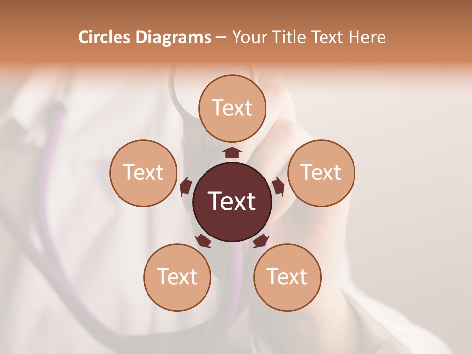 Medicine Using Hand PowerPoint Template