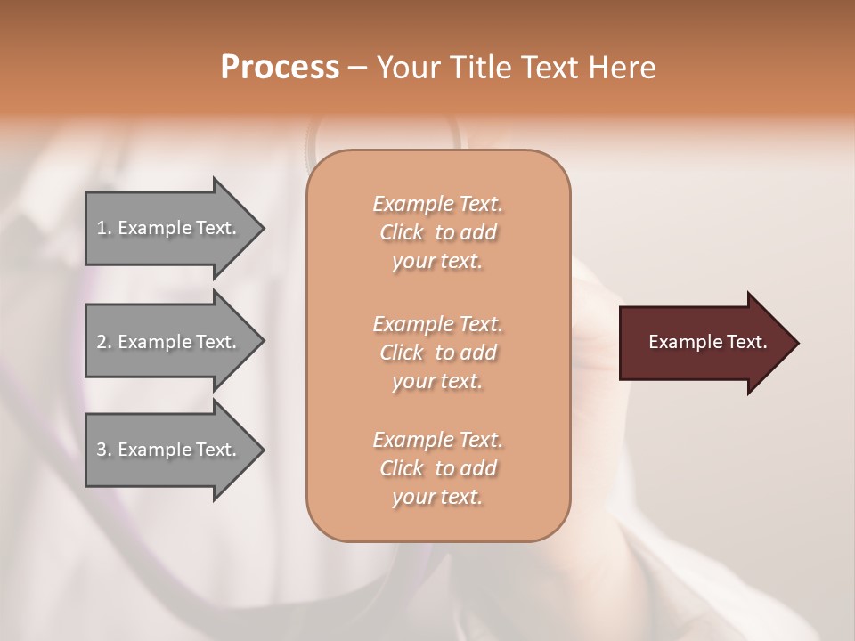 Medicine Using Hand PowerPoint Template