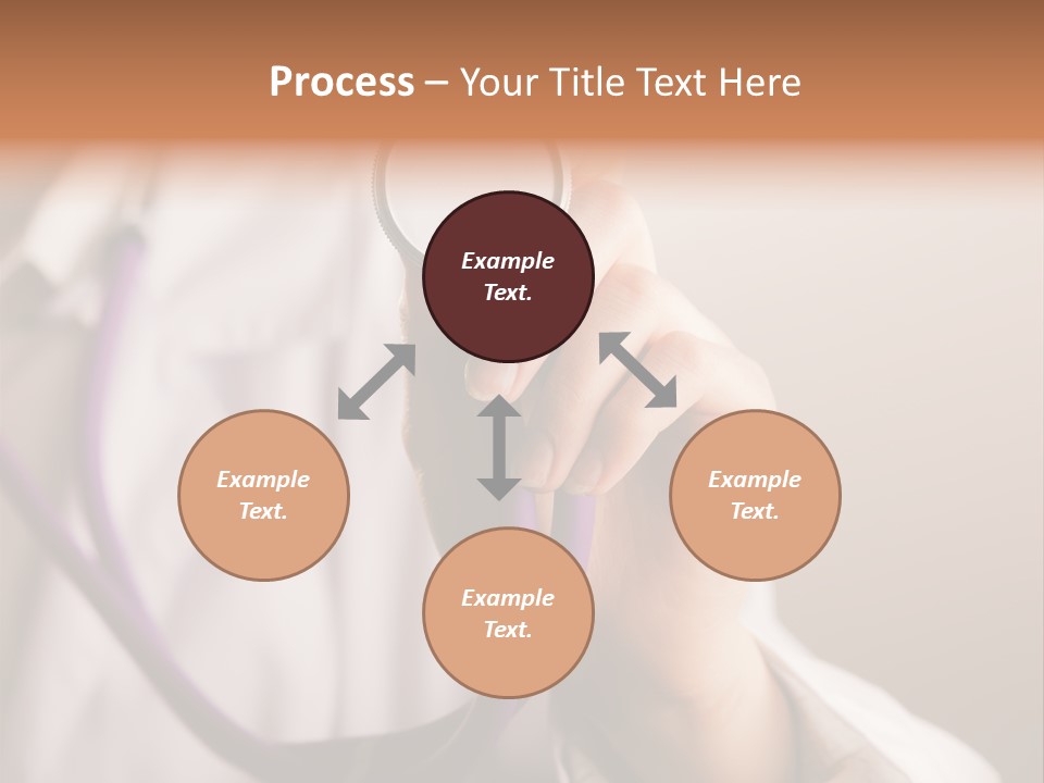 Medicine Using Hand PowerPoint Template