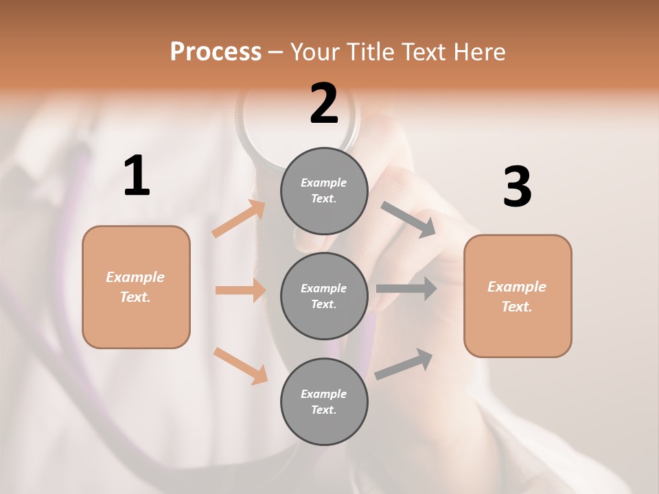 Medicine Using Hand PowerPoint Template