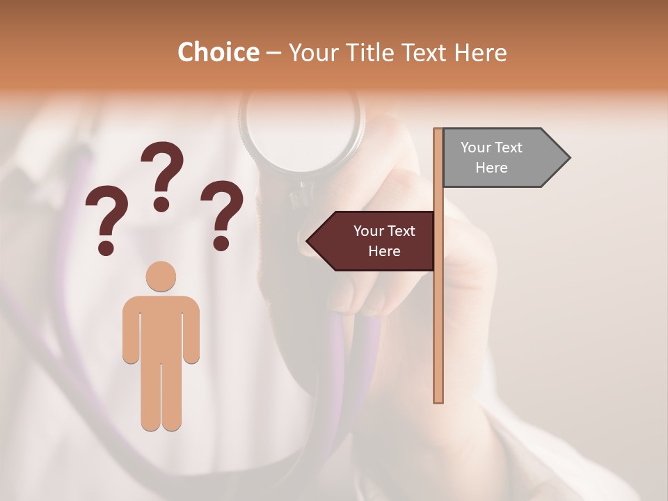 Medicine Using Hand PowerPoint Template