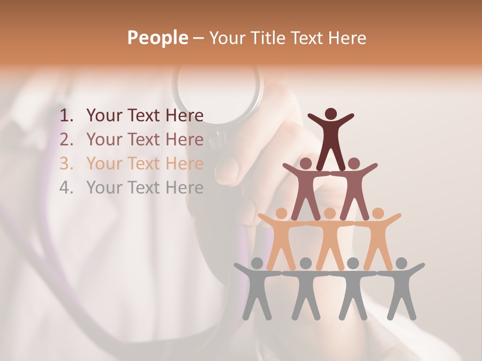 Medicine Using Hand PowerPoint Template