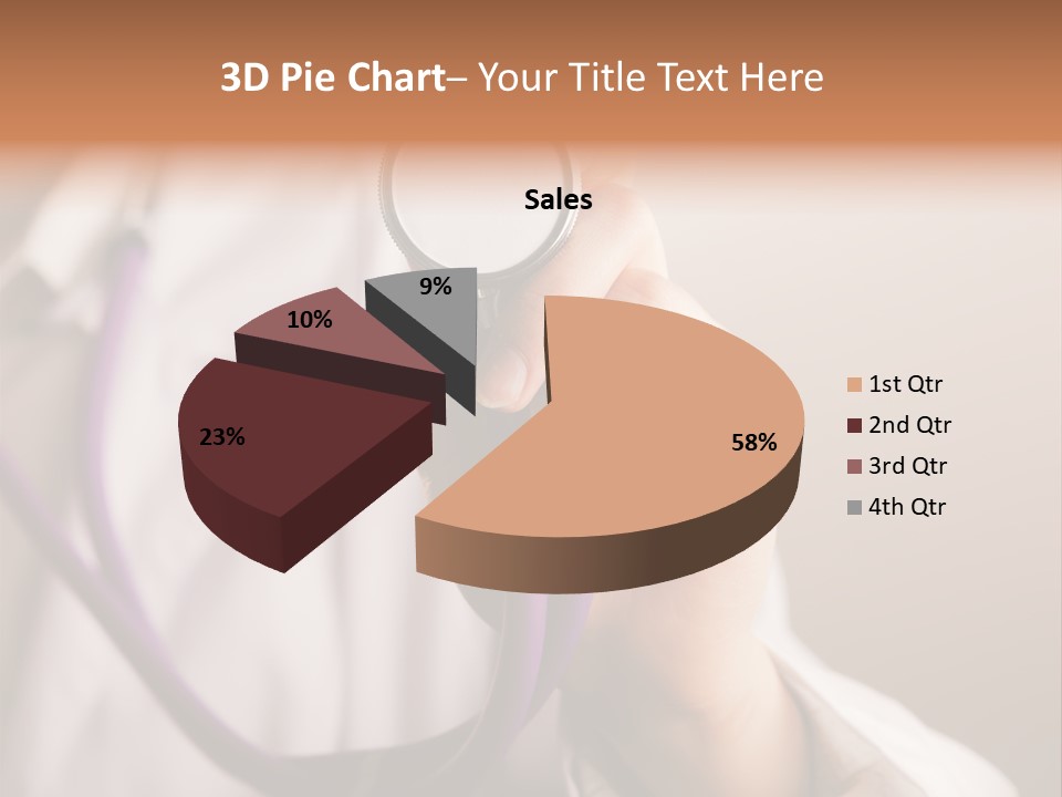 Medicine Using Hand PowerPoint Template