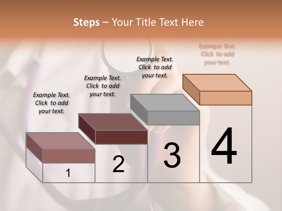 Medicine Using Hand PowerPoint Template