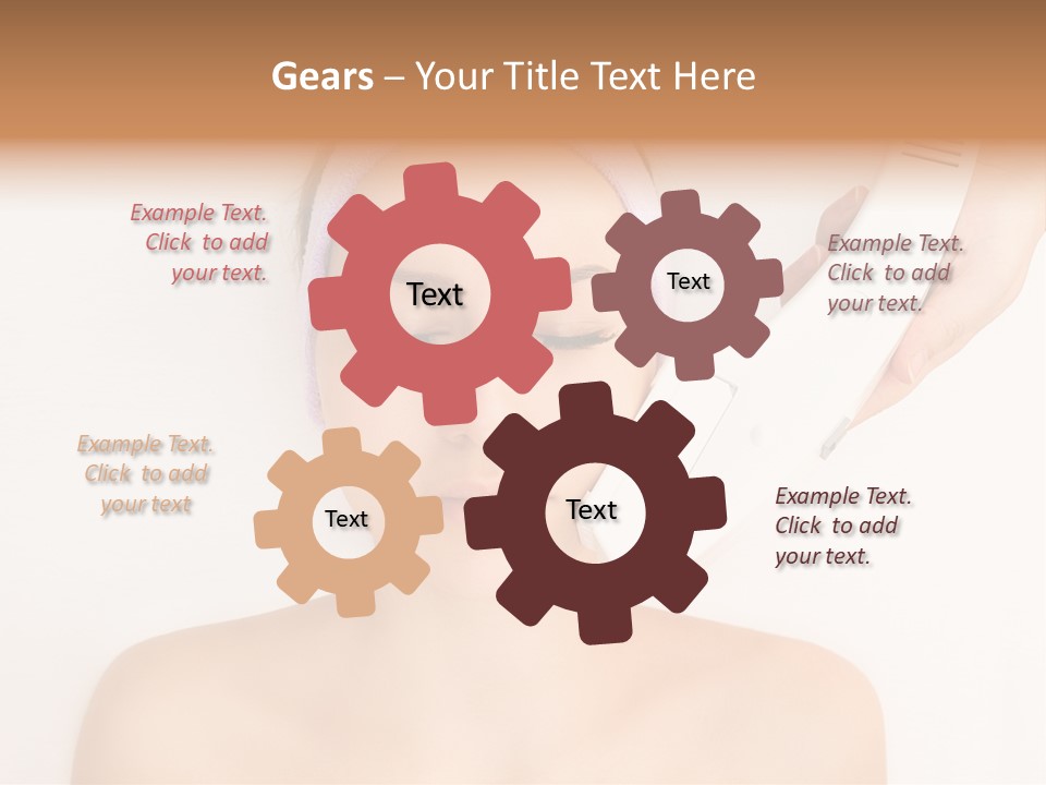 Lifting Vitality Salon PowerPoint Template