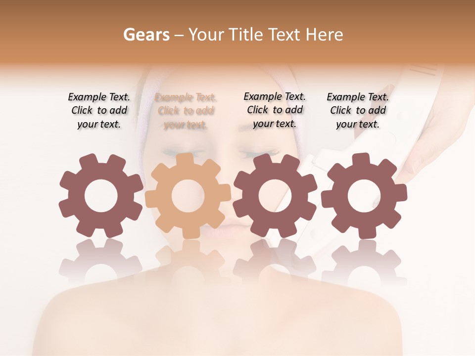 Lifting Vitality Salon PowerPoint Template