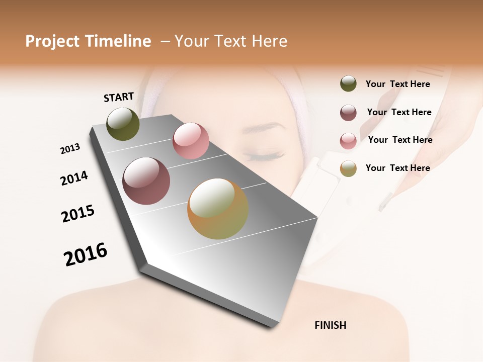 Lifting Vitality Salon PowerPoint Template