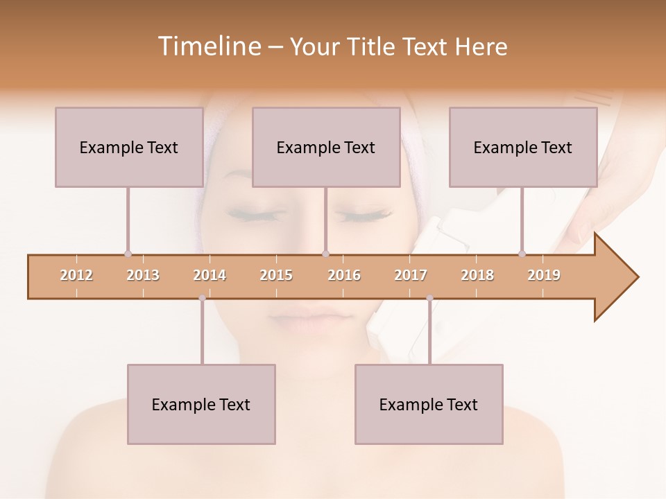 Lifting Vitality Salon PowerPoint Template