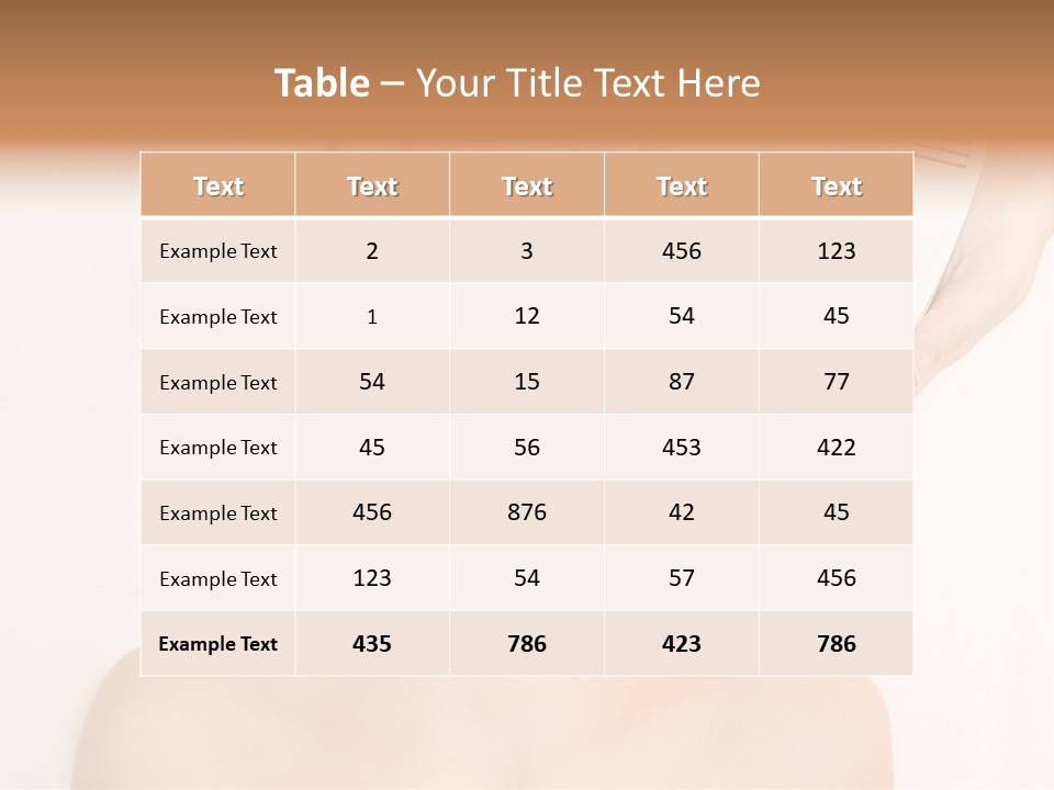 Lifting Vitality Salon PowerPoint Template
