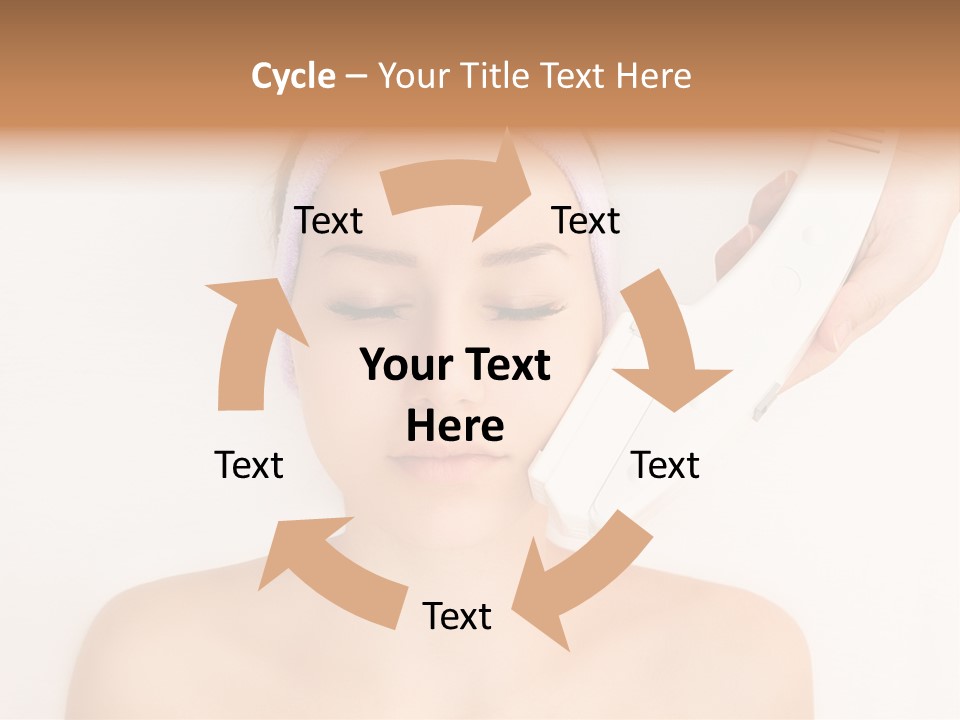 Lifting Vitality Salon PowerPoint Template