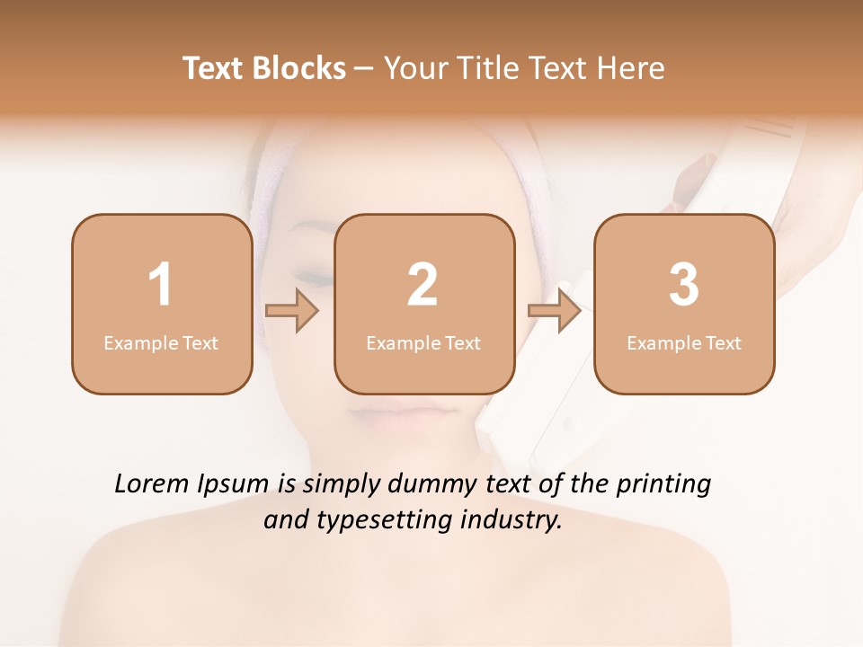Lifting Vitality Salon PowerPoint Template