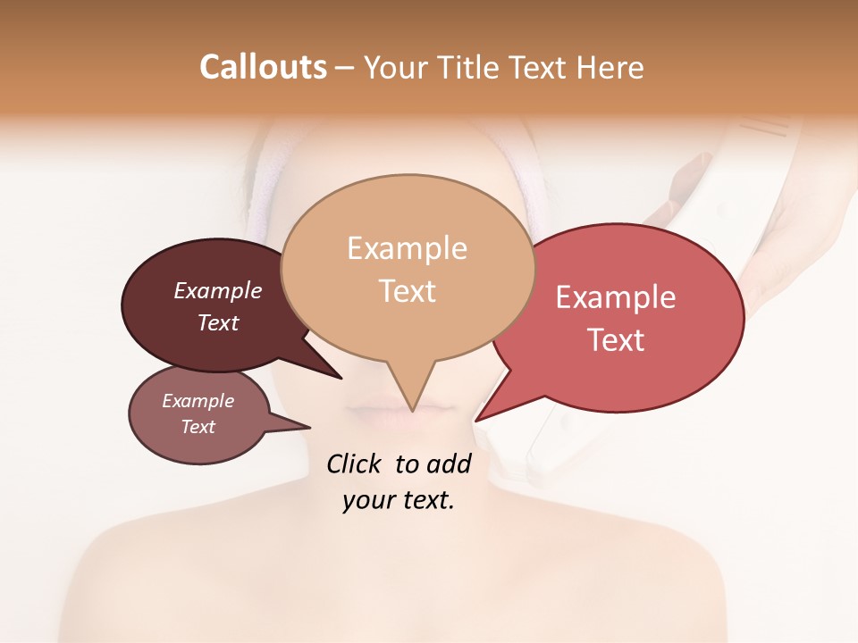 Lifting Vitality Salon PowerPoint Template