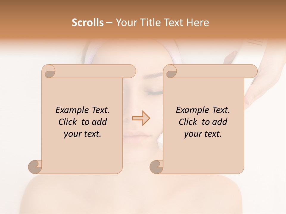 Lifting Vitality Salon PowerPoint Template