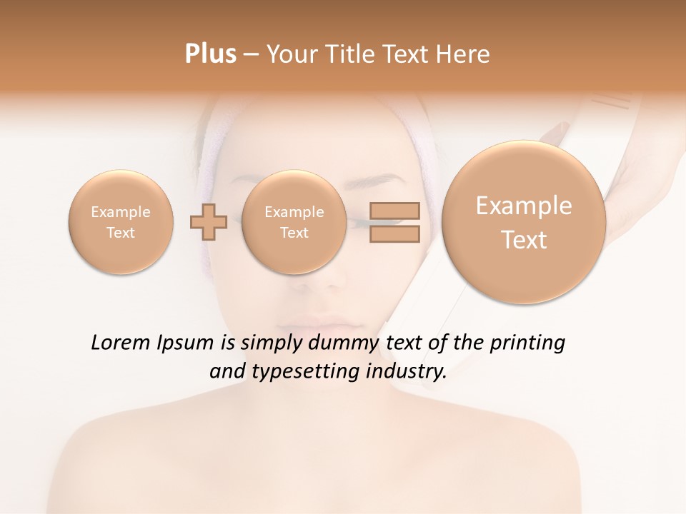 Lifting Vitality Salon PowerPoint Template