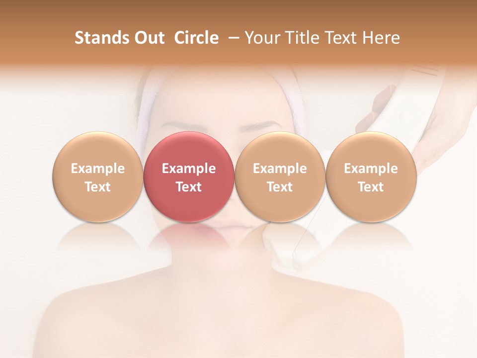 Lifting Vitality Salon PowerPoint Template