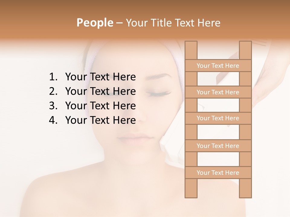 Lifting Vitality Salon PowerPoint Template