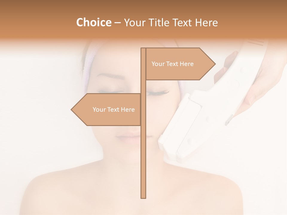 Lifting Vitality Salon PowerPoint Template