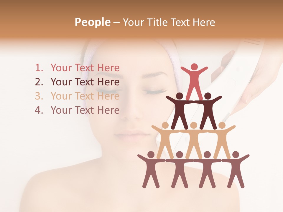 Lifting Vitality Salon PowerPoint Template
