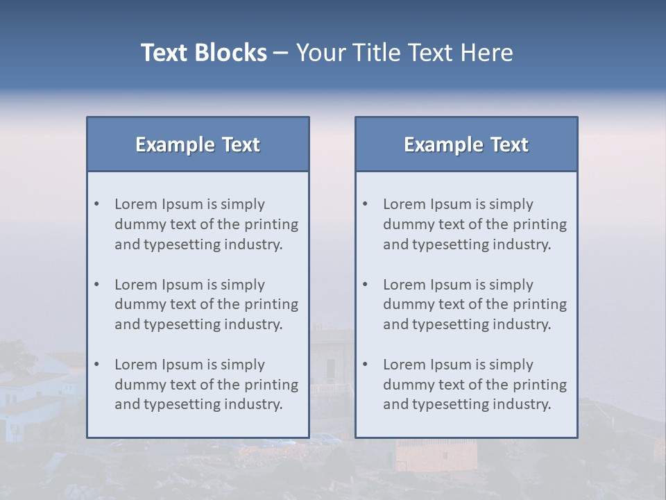 Balearic Horizon Nautical PowerPoint Template