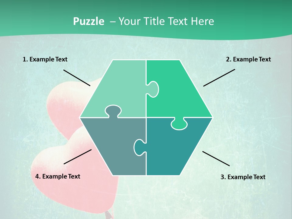 Blue Peace Helium PowerPoint Template