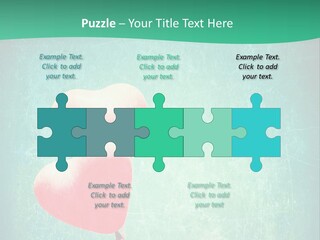 Blue Peace Helium PowerPoint Template