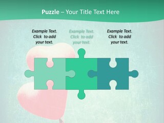 Blue Peace Helium PowerPoint Template