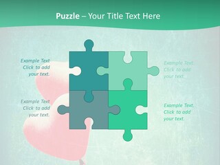 Blue Peace Helium PowerPoint Template