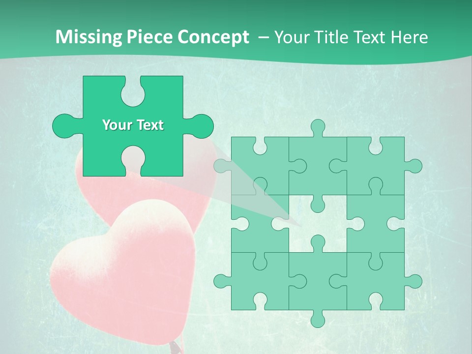 Blue Peace Helium PowerPoint Template