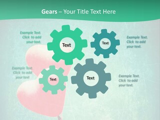 Blue Peace Helium PowerPoint Template