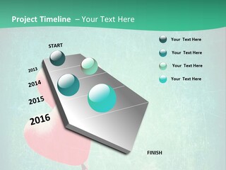 Blue Peace Helium PowerPoint Template