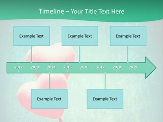 Blue Peace Helium PowerPoint Template
