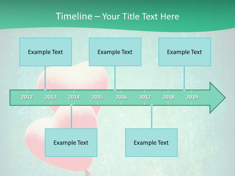 Blue Peace Helium PowerPoint Template