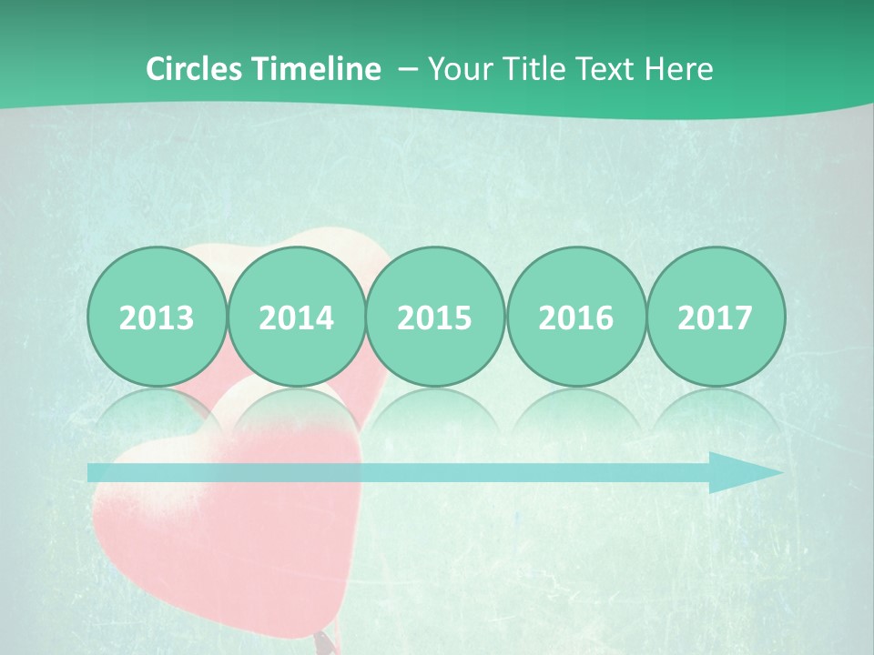 Blue Peace Helium PowerPoint Template