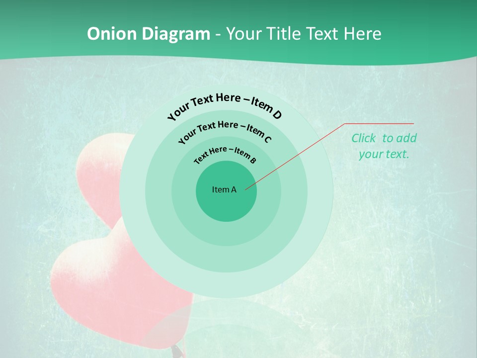 Blue Peace Helium PowerPoint Template