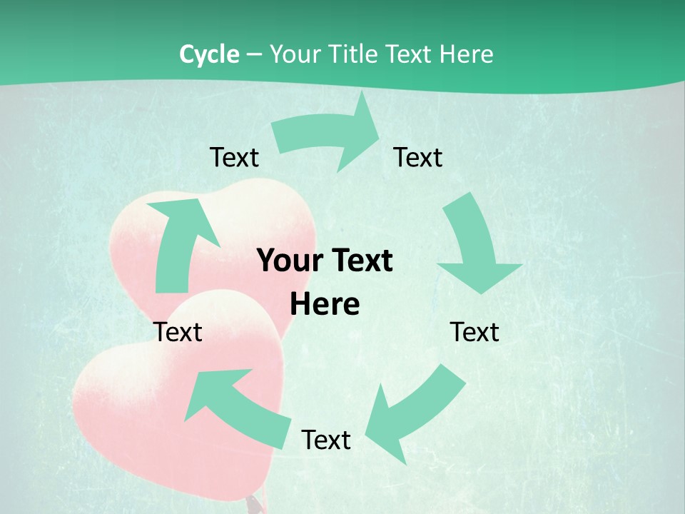 Blue Peace Helium PowerPoint Template