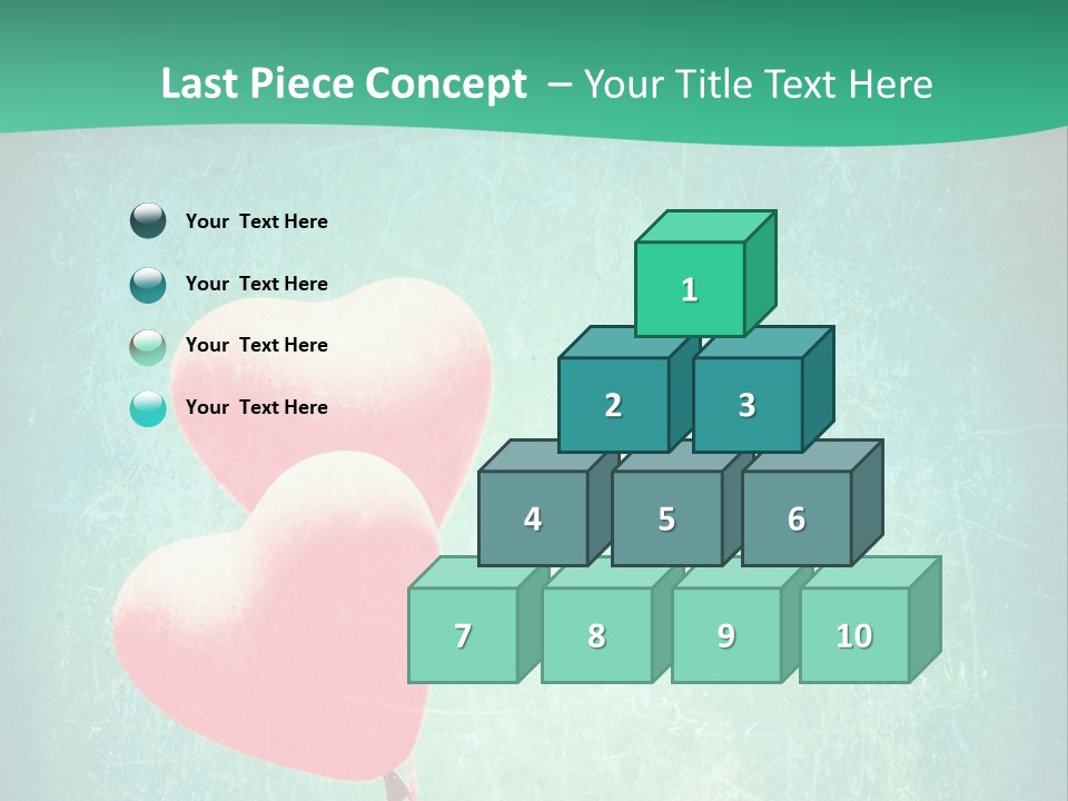Blue Peace Helium PowerPoint Template