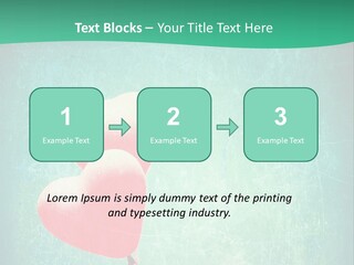 Blue Peace Helium PowerPoint Template