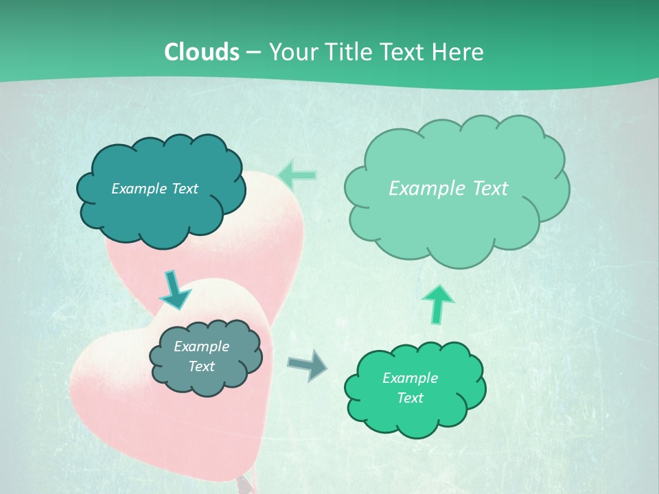 Blue Peace Helium PowerPoint Template